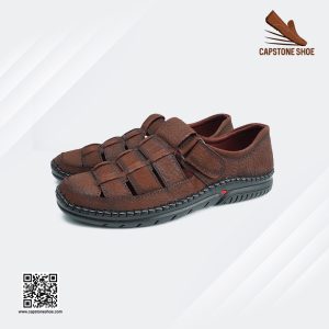 Leather Sacchi Shoe Chocolate Color (Code-102)